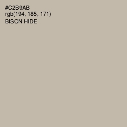 #C2B9AB - Bison Hide Color Image